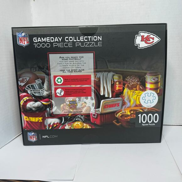 Sealed Kansas City Chiefs - NFL - 1000 Piece Puzzle Gameday Collection NEW KC - Picture 9 of 10